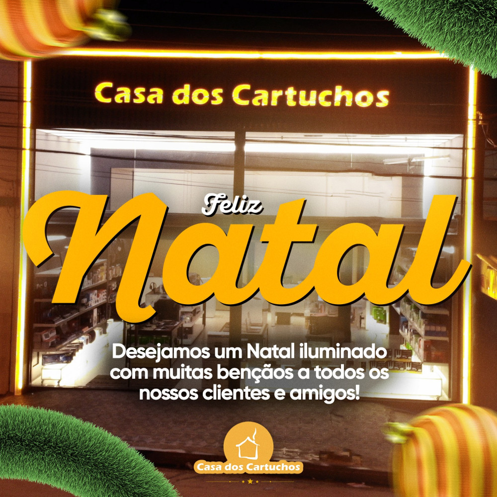 Neste Natal, a Casa dos Cartuchos agradece a sua confiança e parceria ao longo deste ano!